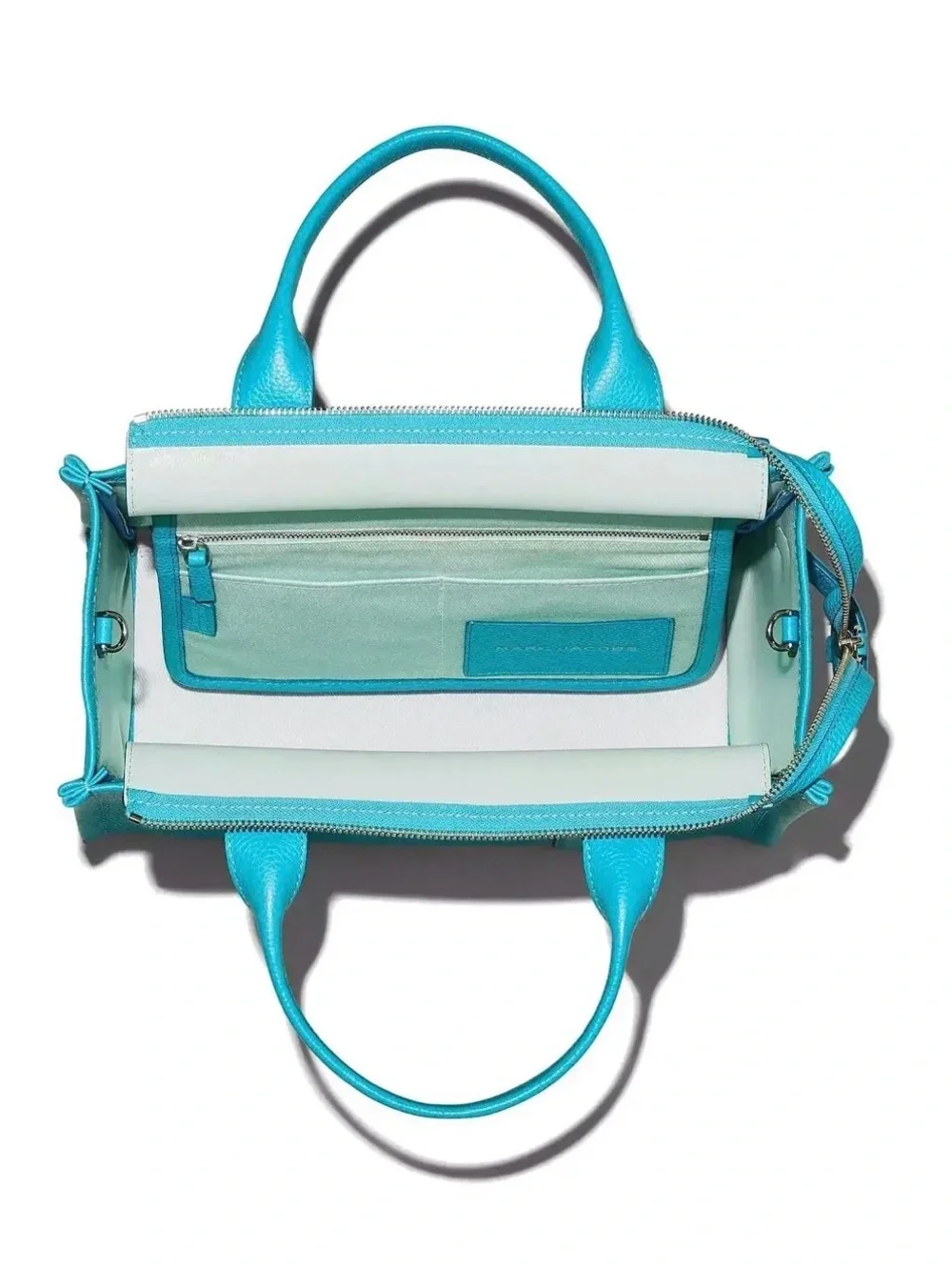 NWT The Tote Bag in Leather in Color Pool- MEDIUM - Picture 5 of 9